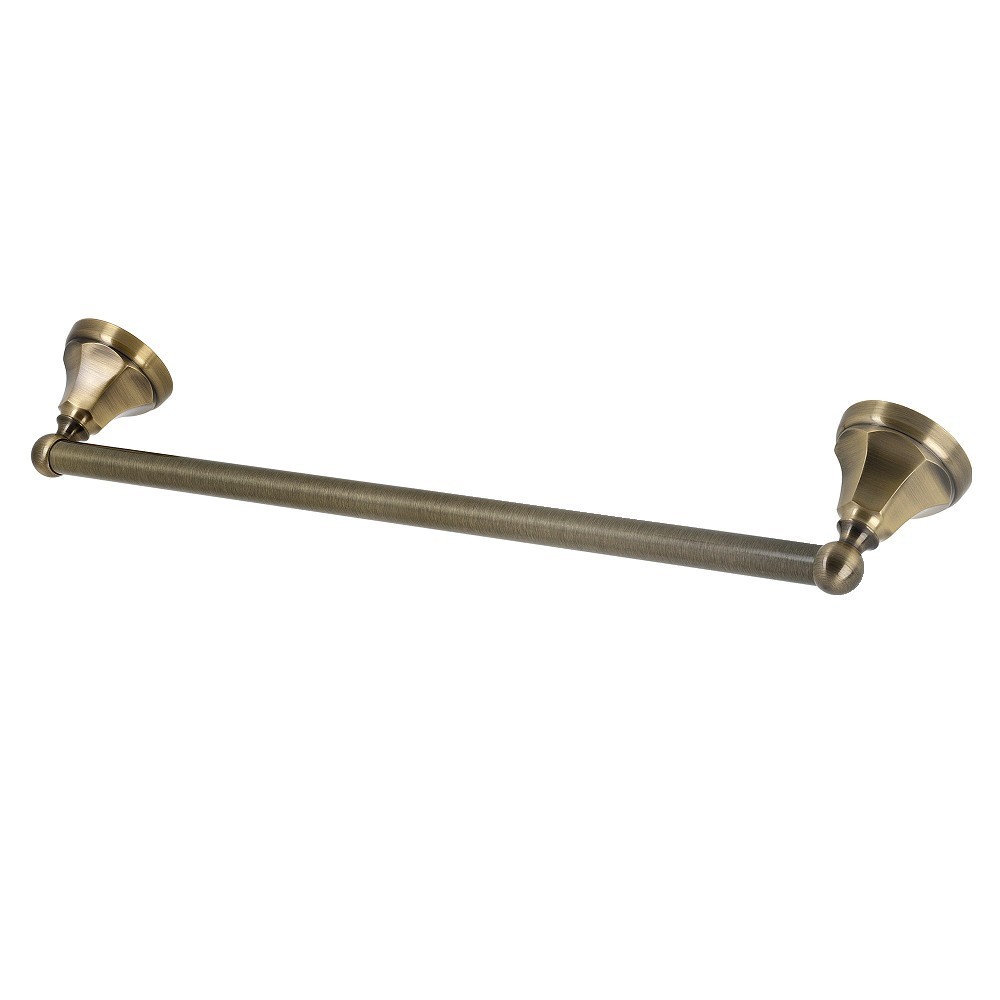 Kingston Brass Metropolitan 24" Towel Bar, Antique Brass