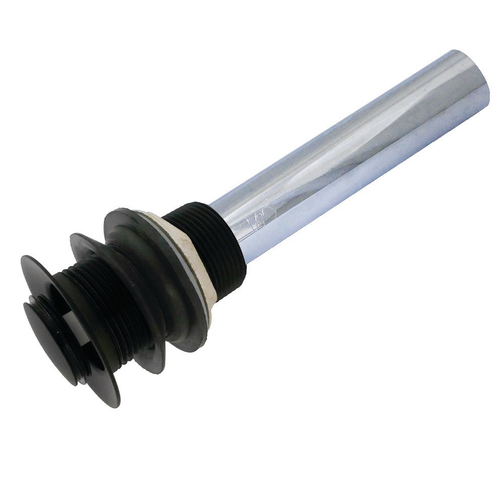 Kingston Brass Push Pop-Up Drain without Overflow, 22 Gauge, Matte Black Kingston Brass Push Pop-Up Drain without Overflow, 22 Gauge, Matte Black