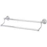 Kingston Brass Royale 18-Inch Dual Towel Bar, Polished Chrome