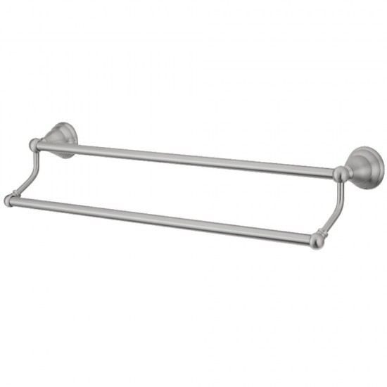 Kingston Brass Royale 18-Inch Dual Towel Bar, Brushed Nickel