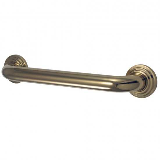 Kingston Brass Milano 24-Inch X 1-1/4-Inch OD Grab Bar, Polished Brass