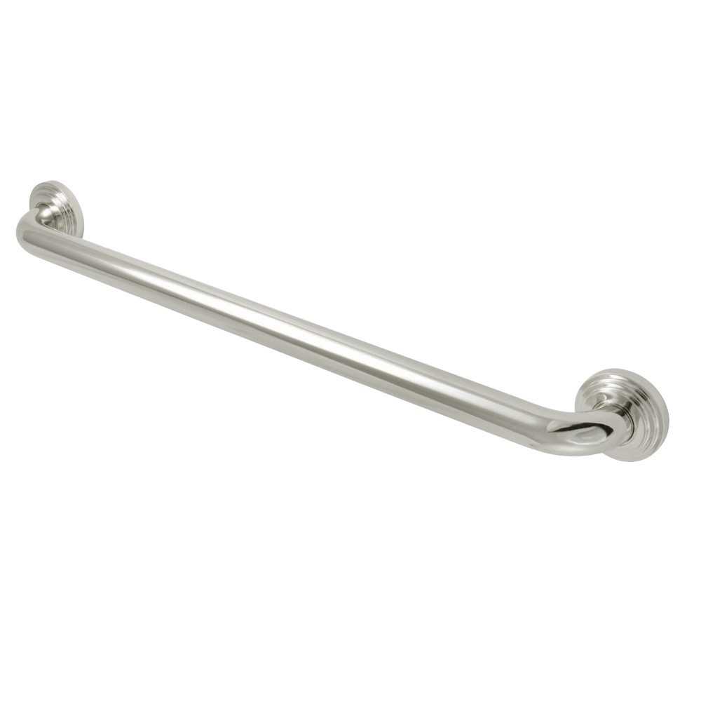 Kingston Brass Milano 24-Inch X 1-1/4-Inch OD Grab Bar, Polished Nickel Kingston Brass Milano 24-Inch X 1-1/4-Inch OD Grab Bar, Polished Nickel