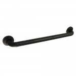 Kingston Brass Milano 24-Inch X 1-1/4-Inch OD Grab Bar, Matte Black