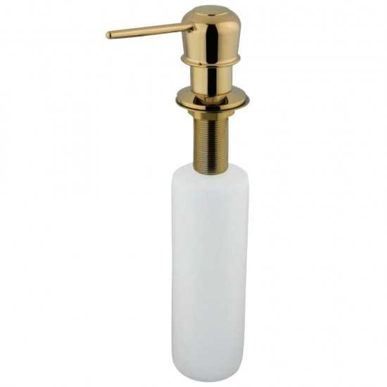 Kingston Brass Heritage Soap Dispenser, Polished Brass