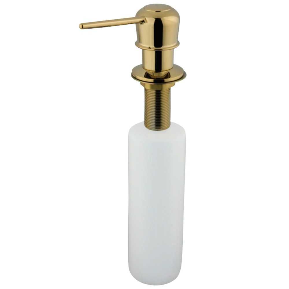 Kingston Brass Heritage Soap Dispenser, Polished Brass