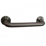 Kingston Brass Restoration 16-Inch Decorative 1-1/4-Inch OD Grab Bar, Brushed Nickel