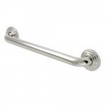 Kingston Brass Restoration 16-Inch Decorative 1-1/4-Inch OD Grab Bar, Polished Nickel