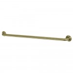 Kingston Brass Restoration 36-Inch X 1-1/4-Inch OD Grab Bar, Brushed Brass