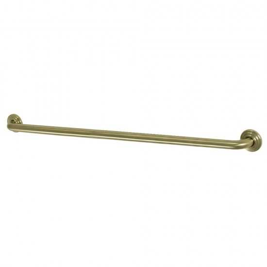 Kingston Brass Restoration 36-Inch X 1-1/4-Inch OD Grab Bar, Brushed Brass