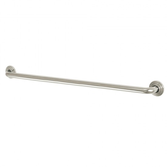 Kingston Brass Restoration 36-Inch X 1-1/4-Inch OD Grab Bar, Polished Nickel