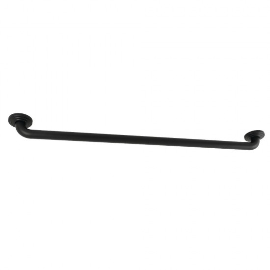 Kingston Brass Restoration 36-Inch X 1-1/4-Inch OD Grab Bar, Matte Black