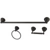 Kingston Brass  Restoration 3-Piece Bathroom Hardware, Oil Rubbed Bronze