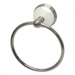 Kingston Brass Victorian Towel Ring, Brushed Nickel