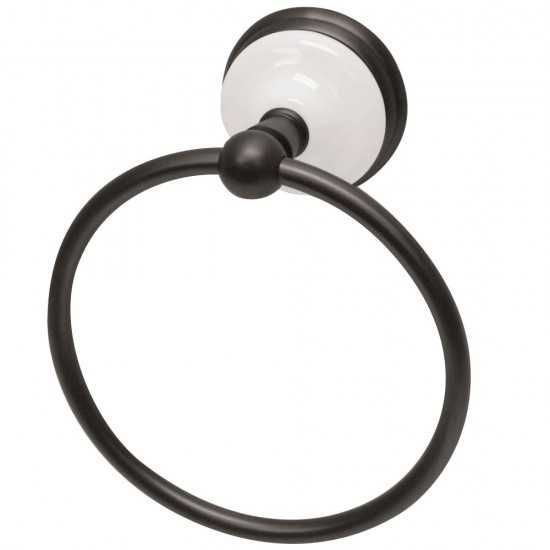 Kingston Brass Victorian Towel Ring, Oil Rubbed Bronze