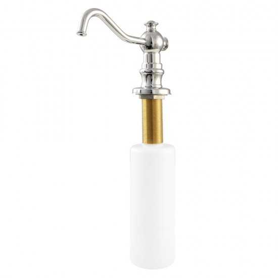 Kingston Brass Vintage Soap Dispenser, Polished Chrome