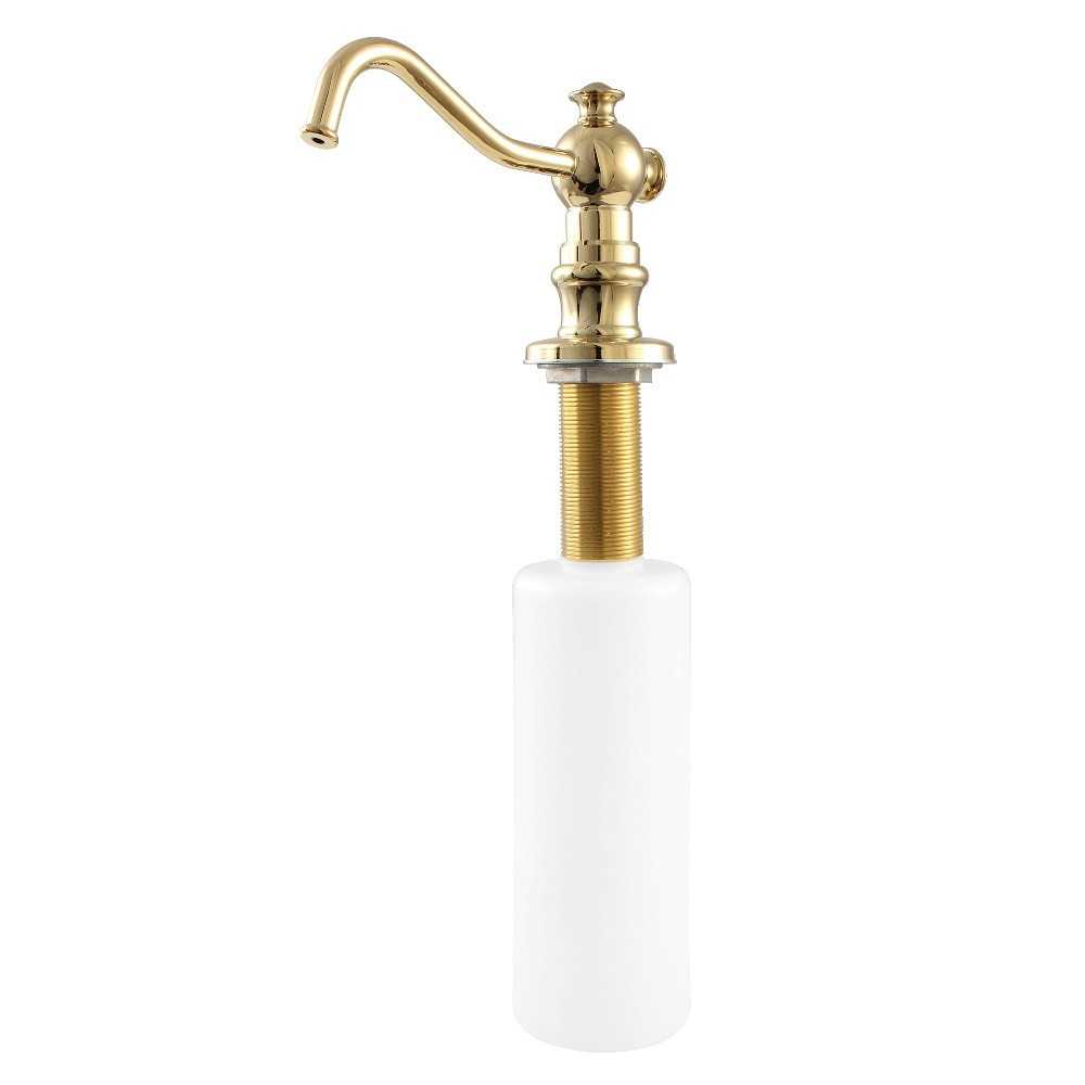 Kingston Brass Vintage Soap Dispenser, Polished Brass