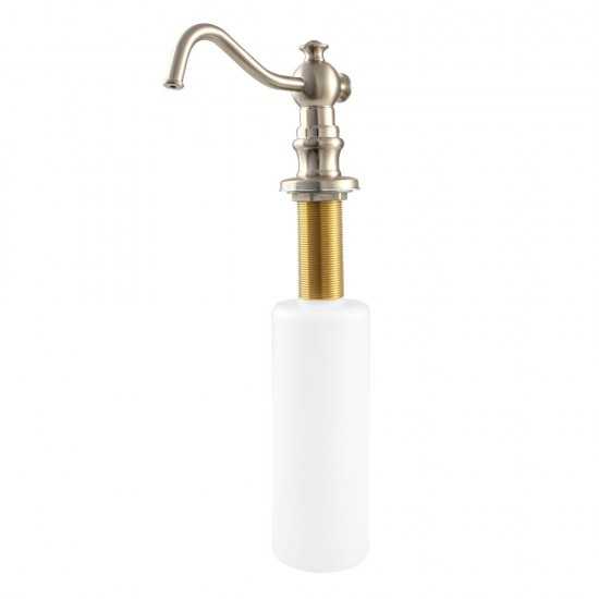 Kingston Brass Vintage Soap Dispenser, Brushed Nickel