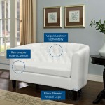 Prospect Upholstered Vinyl Loveseat