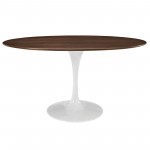 Lippa 60" Oval Walnut Dining Table