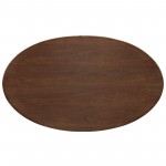 Lippa 60" Oval Walnut Dining Table