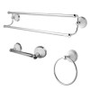 Kingston Brass Victorian 3-Piece Bathroom Accessory Set, Polished Chrome