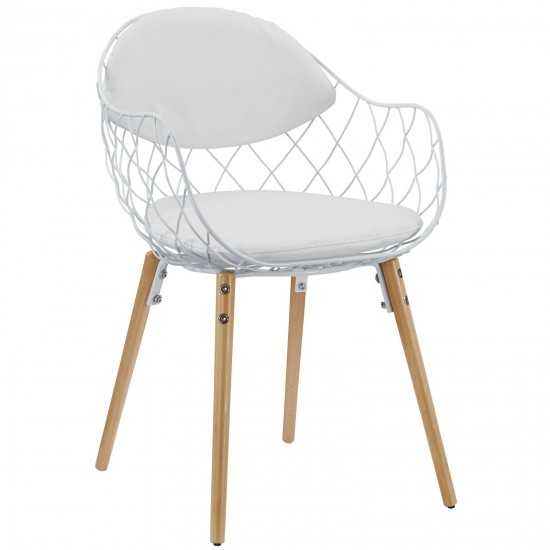 Basket Dining Metal Armchair