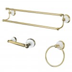 Kingston Brass Victorian 3-Piece Bathroom Accessory Set, Polished Brass