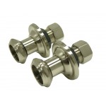 Kingston Brass 1-3/4" Wall Union Extension, Brushed Nickel