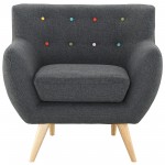 Remark Upholstered Fabric Armchair