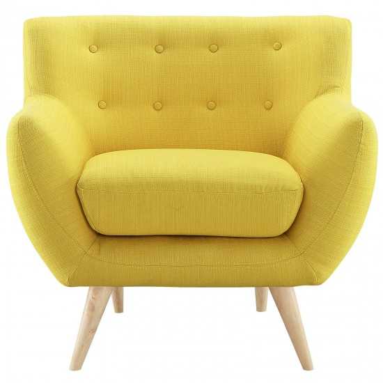 Remark Upholstered Fabric Armchair