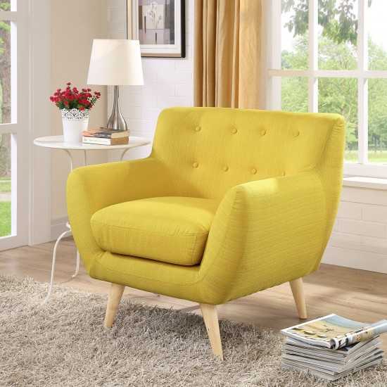 Remark Upholstered Fabric Armchair