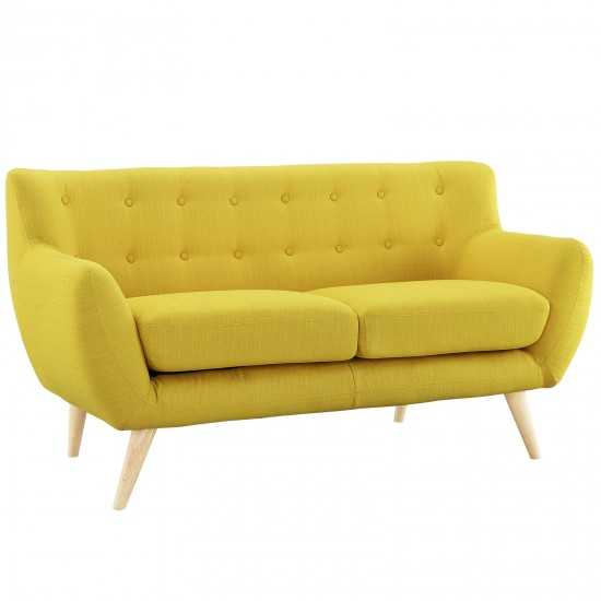 Remark Upholstered Fabric Loveseat