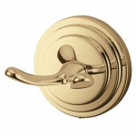 Kingston Brass Milano Robe Hook, Polished Brass