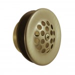 Kingston Brass Tub Drain Strainer and Grid, Antique Brass