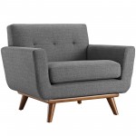 Engage Upholstered Fabric Armchair