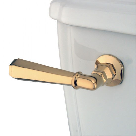 Kingston Brass Metropolitan Toilet Tank Lever, Polished Brass