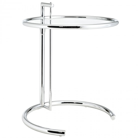 Eileen Gray Chrome Stainless Steel End Table