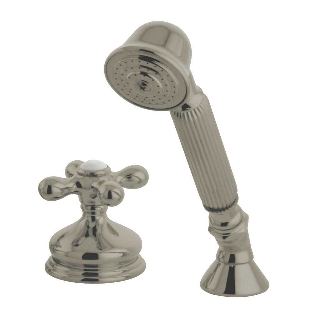 Kingston Brass Transfer Valve Set For Roman Tub Filler, Brushed Nickel Kingston Brass Transfer Valve Set For Roman Tub Filler, Brushed Nickel