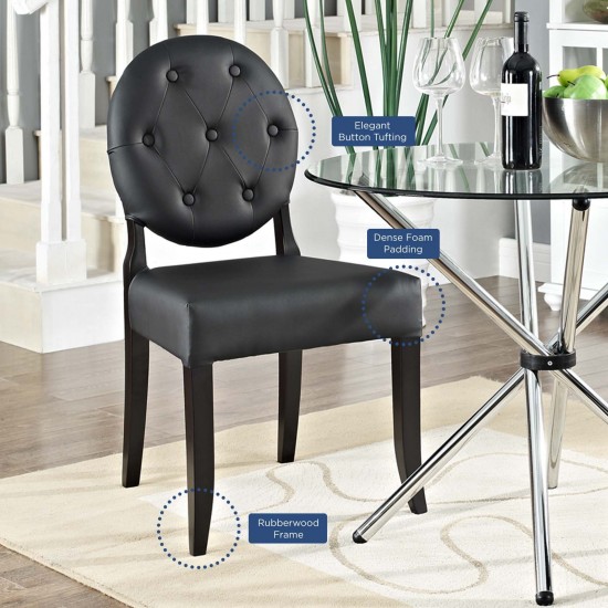 Button Dining Side Chair Set of 4