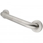 Kingston Brass 12" Stainless Steel Grab Bar, Brushed Nickel