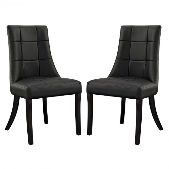 Noblesse Dining Chair Vinyl Set of 2