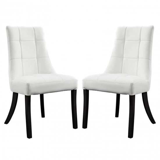 Noblesse Dining Chair Vinyl Set of 2