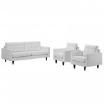 Empress Sofa and Armchairs Set of 3