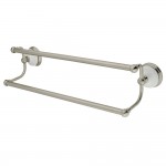 Kingston Brass Vintage 18" Dual Towel Bar, Brushed Nickel