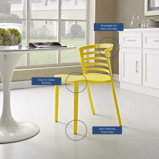 Curvy Dining Chairs Set of 4