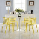 Curvy Dining Chairs Set of 4