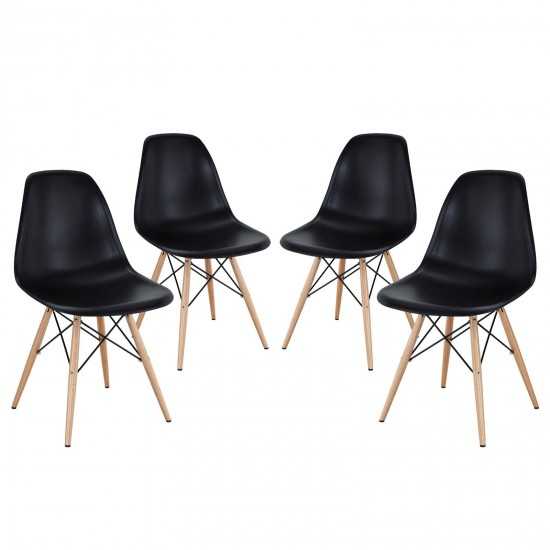 Pyramid Dining Side Chairs Set of 4