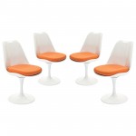 Lippa Dining Side Chair Fabric Set of 4