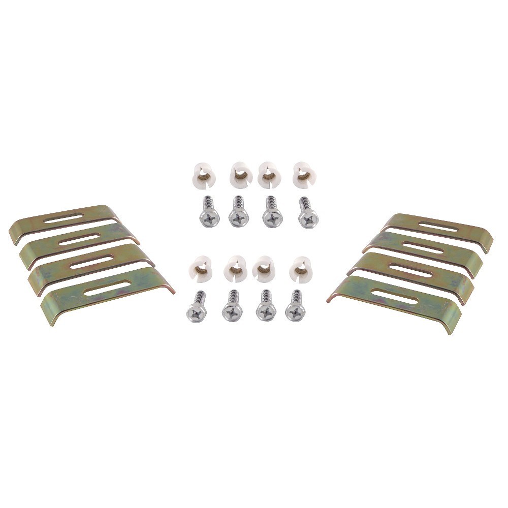 Kingston Brass 8 Pieces Undermount Clip for Stainless Steel Sink