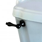 Kingston Brass Water Onyx Toilet Tank Lever, Black Stainless Steel